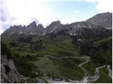 Passo Gardena - Col de Mesores / Sass dla Luesa